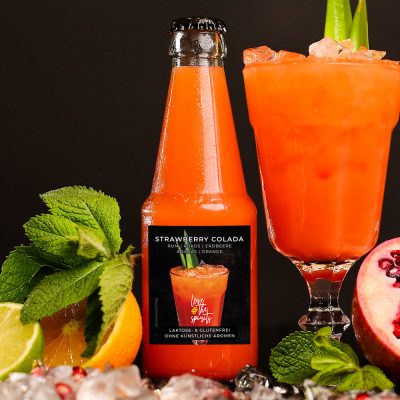 Cocktail Strawberry Colada - Fertige Cocktails online bestellen - Direkt vom Barkeeper abgefüllt
